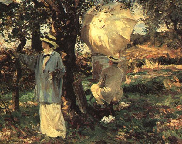 John Singer Sargent The Sketchers Germany oil painting art